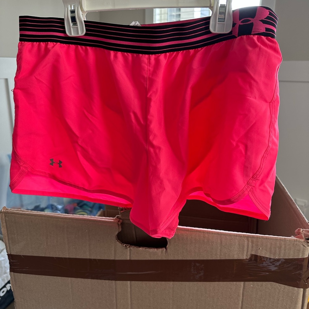 Under Armour Women's Pink Athletic Shorts